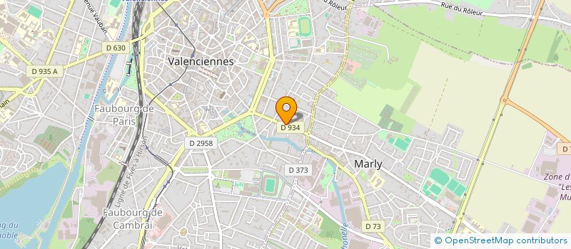 localisation de l'entreprise MONSIEUR DYLAN CHASSEUIL  VALENCIENNES