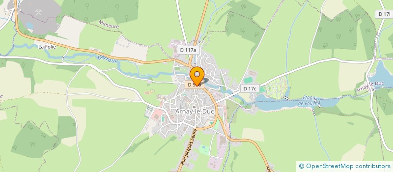 localisation de l'entreprise MONSIEUR DYLAN CHETY  ARNAY-LE-DUC