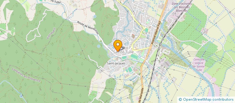 localisation de l'entreprise MONSIEUR DYLAN CHEVALIER  SAINTE-TULLE