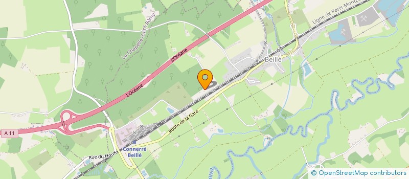 localisation de l'entreprise MONSIEUR DYLAN CHEVALLIER  BEILLE