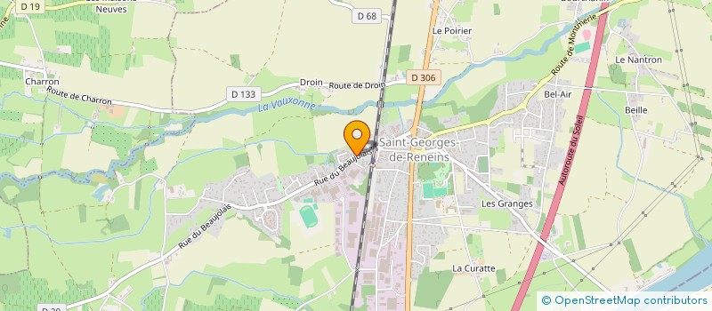 localisation de l'entreprise MONSIEUR DYLAN CHEVROLAT  SAINT-GEORGES-DE-RENEINS