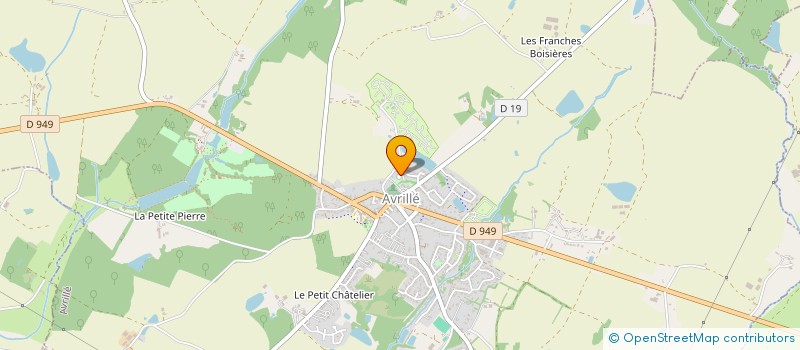 localisation de l'entreprise MONSIEUR DYLAN CLERJAUD  AVRILLE