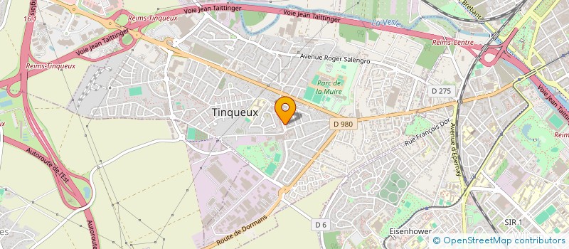 localisation de l'entreprise MONSIEUR DYLAN CONTAL  TINQUEUX