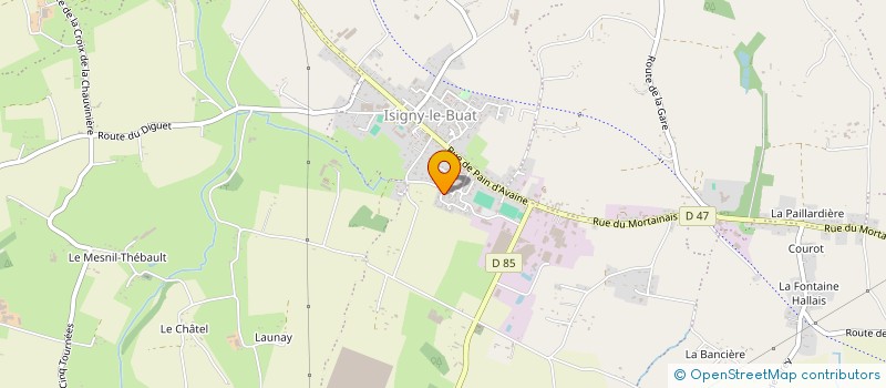 localisation de l'entreprise MONSIEUR DYLAN CORDON  ISIGNY-LE-BUAT