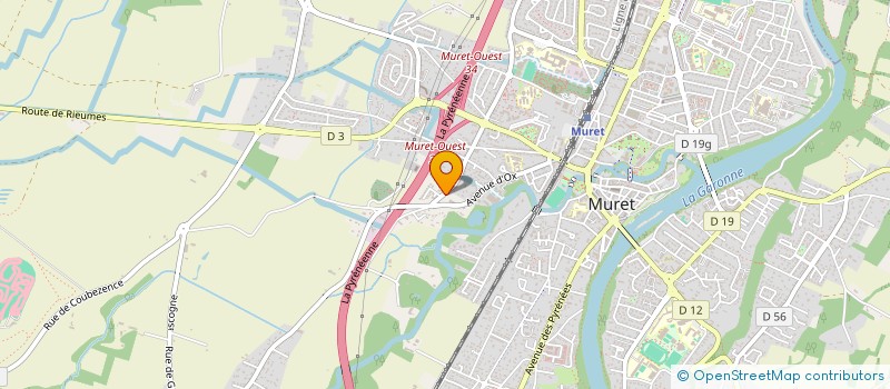 localisation de l'entreprise MONSIEUR DYLAN CORNIER  MURET