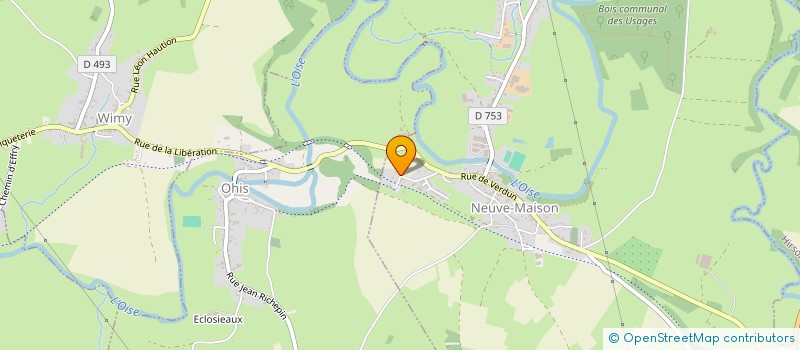 localisation de l'entreprise MONSIEUR DYLAN CORNU  NEUVE-MAISON