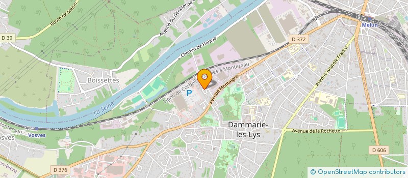 localisation de l'entreprise MONSIEUR DYLAN CORREIA à DAMMARIE-LES-LYS