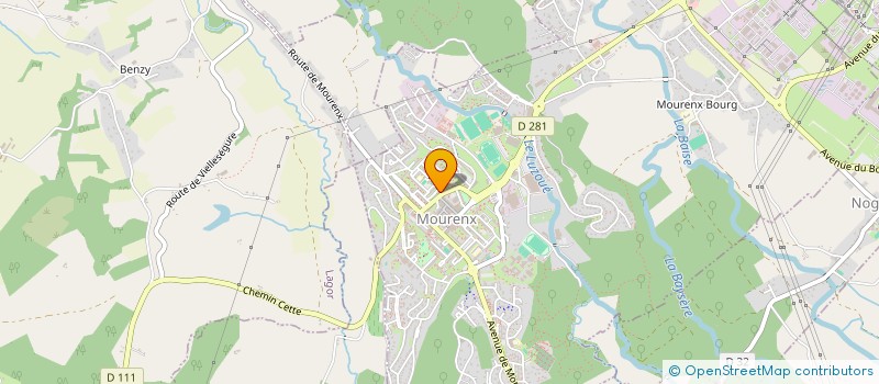 localisation de l'entreprise MONSIEUR DYLAN CORTES  MOURENX