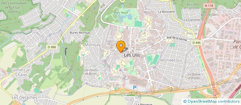 localisation de l'entreprise MONSIEUR DYLAN COUSSOUD MAVOUNGOU  LES ULIS
