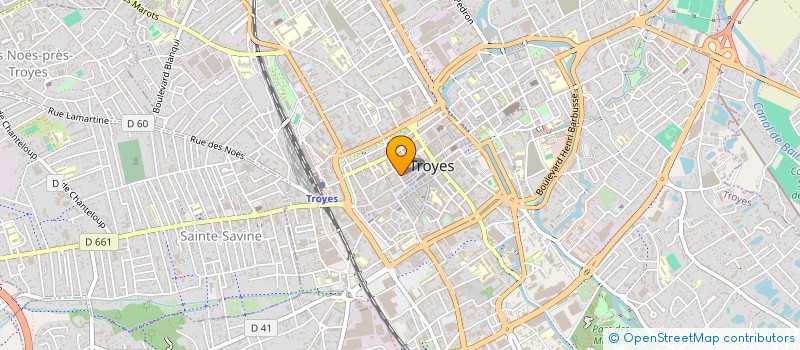 localisation de l'entreprise MONSIEUR DYLAN COUTURIER à TROYES