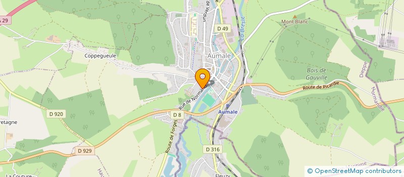 localisation de l'entreprise MONSIEUR DYLAN CRAMOIZEN  AUMALE