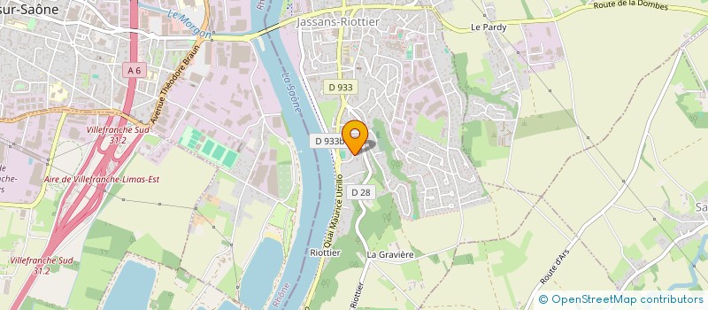 localisation de l'entreprise MONSIEUR DYLAN CRETIN  JASSANS-RIOTTIER