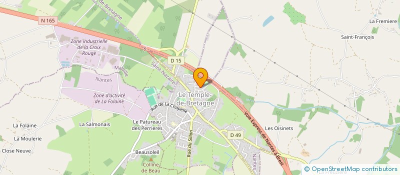 localisation de l'entreprise MONSIEUR DYLAN CUBUK  LE TEMPLE-DE-BRETAGNE