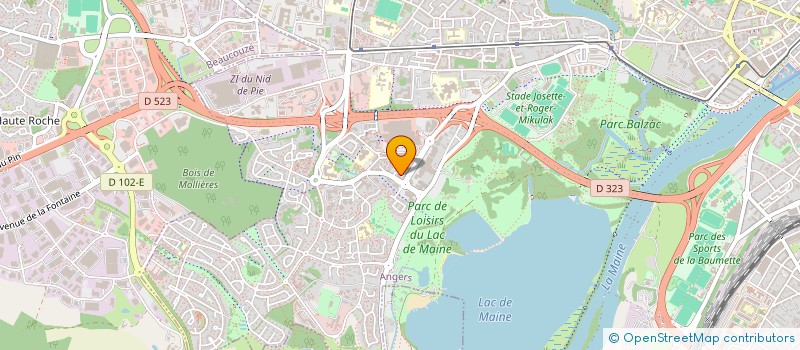 localisation de l'entreprise MONSIEUR DYLAN CURY à ANGERS