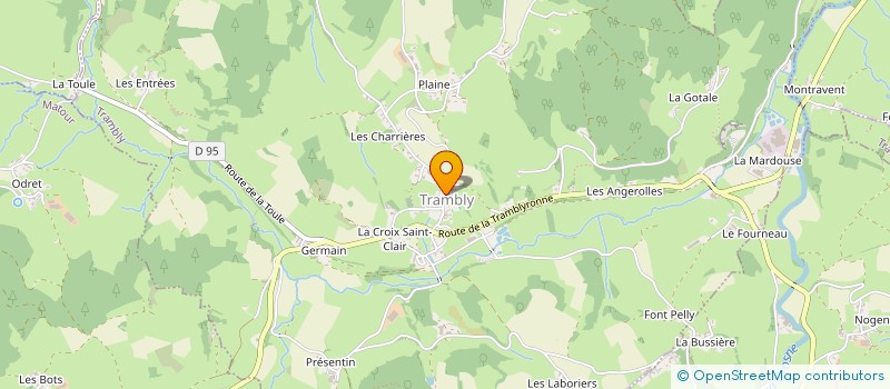 localisation de l'entreprise MONSIEUR DYLAN CUTAYAR  TRAMBLY