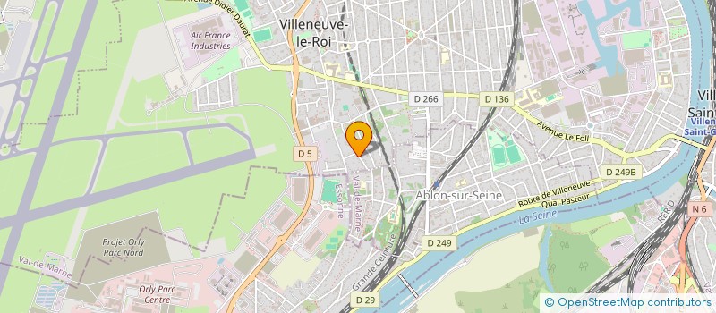 localisation de l'entreprise MONSIEUR DYLAN DA COSTA  VILLENEUVE-LE-ROI