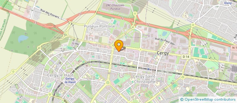 localisation de l'entreprise MONSIEUR DYLAN DA MOURA MONTEIRO  CERGY