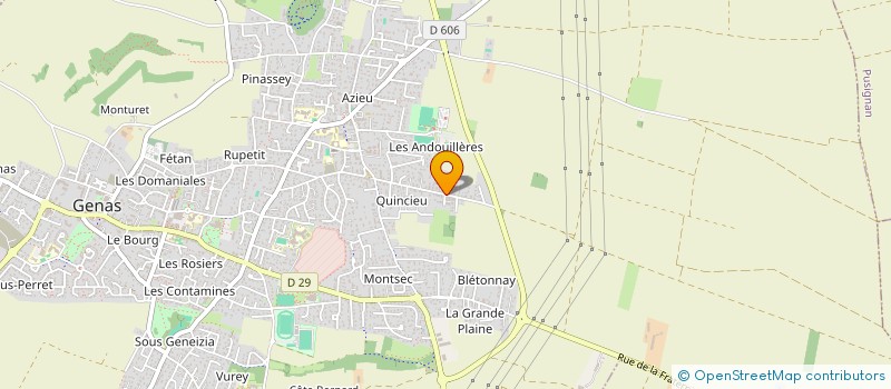 localisation de l'entreprise MONSIEUR DYLAN DA SILVA  GENAS