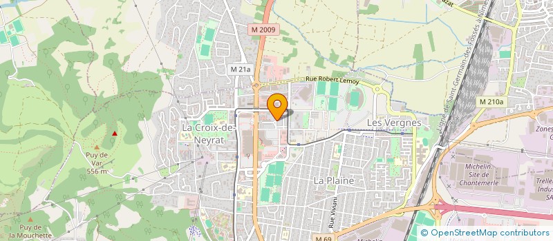 localisation de l'entreprise MONSIEUR DYLAN DA SILVA FERREIRA  CLERMONT-FERRAND