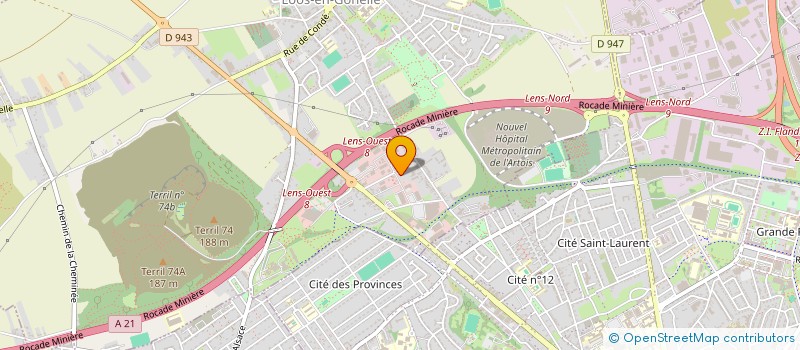 localisation de l'entreprise MONSIEUR DYLAN DABEK  LOOS-EN-GOHELLE