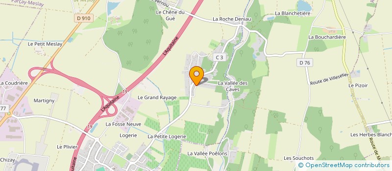 localisation de l'entreprise MONSIEUR DYLAN DALMAU  SAINT-MARTIN-LE-BEAU