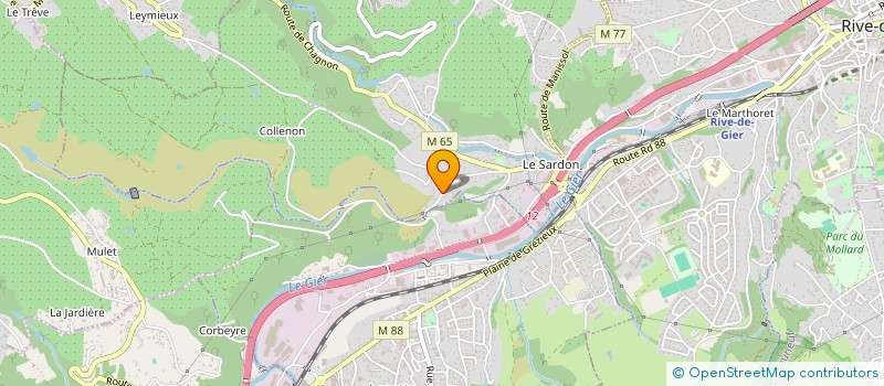 localisation de l'entreprise MONSIEUR DYLAN DE GRECIS  GENILAC