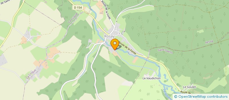 localisation de l'entreprise MONSIEUR DYLAN DEBONNE  ROSAY