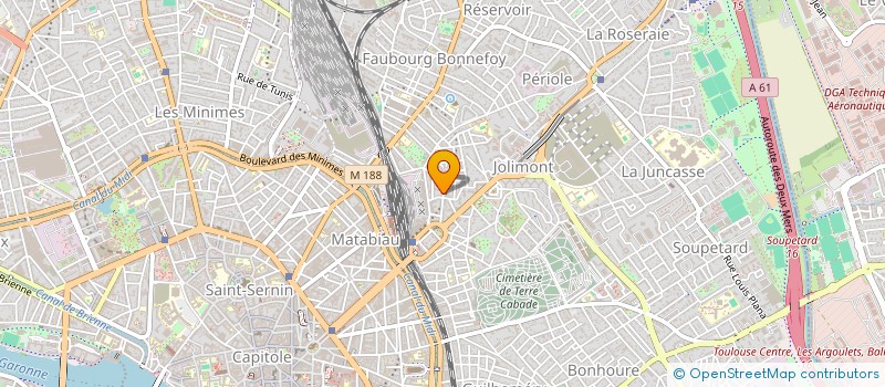 localisation de l'entreprise MONSIEUR DYLAN DEBRIS  TOULOUSE