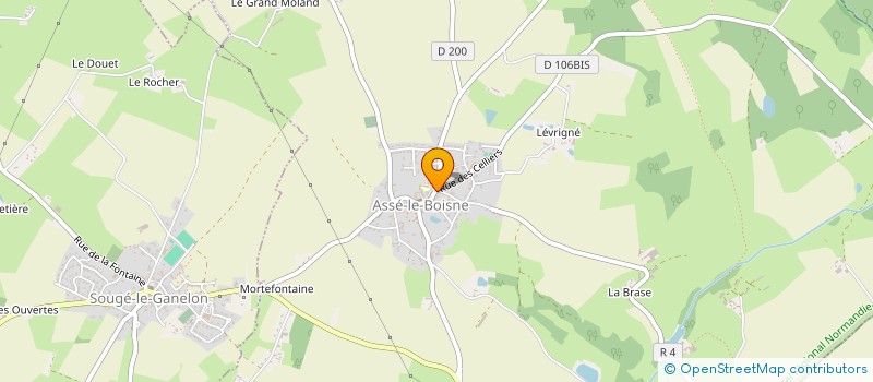 localisation de l'entreprise MONSIEUR DYLAN DEGOULET  ASSE-LE-BOISNE