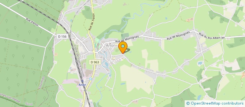 localisation de l'entreprise MONSIEUR DYLAN DEGRELLE  ANOR