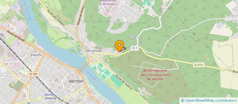 localisation de l'entreprise MONSIEUR DYLAN DELAHOUSSE  VERNON