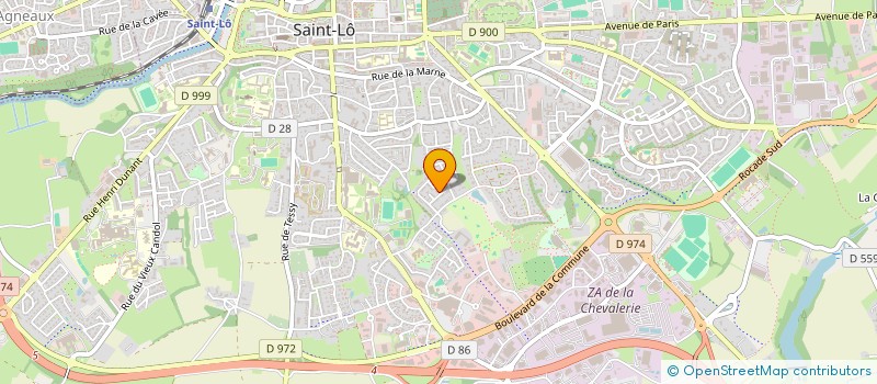 localisation de l'entreprise MONSIEUR DYLAN DELANNEE  SAINT-LO