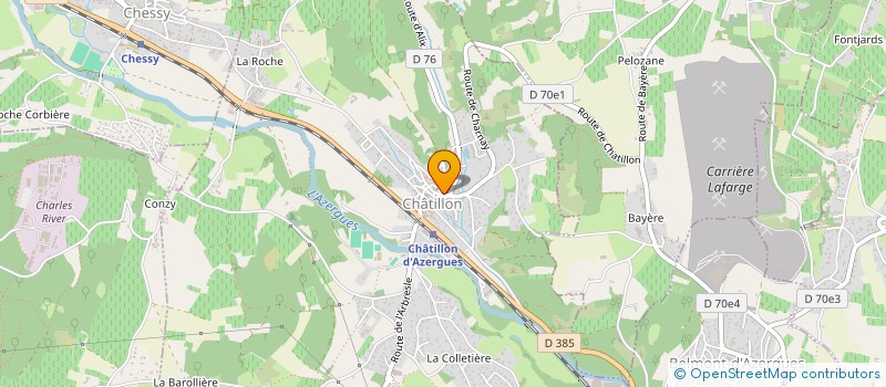 localisation de l'entreprise MONSIEUR DYLAN DELEAN  CHATILLON