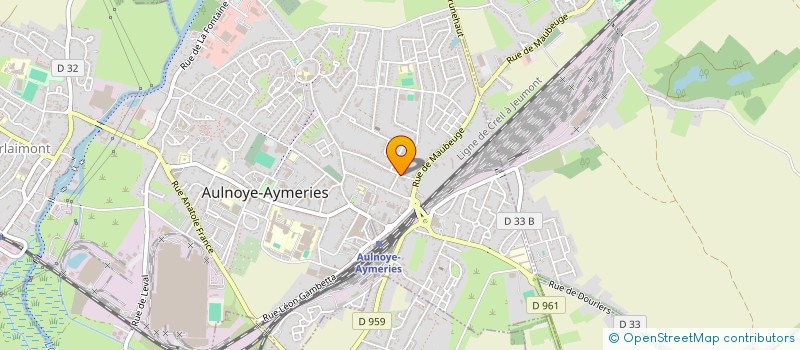 localisation de l'entreprise MONSIEUR DYLAN DELEGORGUE  AULNOYE-AYMERIES