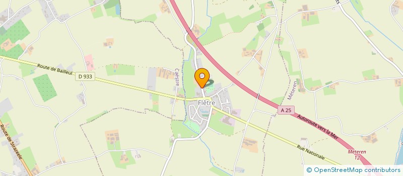 localisation de l'entreprise MONSIEUR DYLAN DELFORGE  FLETRE