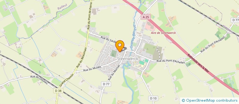 localisation de l'entreprise MONSIEUR DYLAN DELFORGE  STEENWERCK