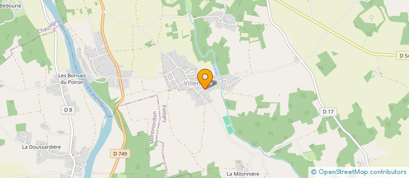 localisation de l'entreprise MONSIEUR DYLAN DELINEAU à CHAUVIGNY