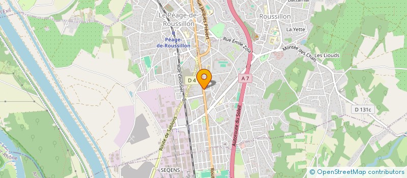 localisation de l'entreprise MONSIEUR DYLAN DELLA NEGRA  ROUSSILLON