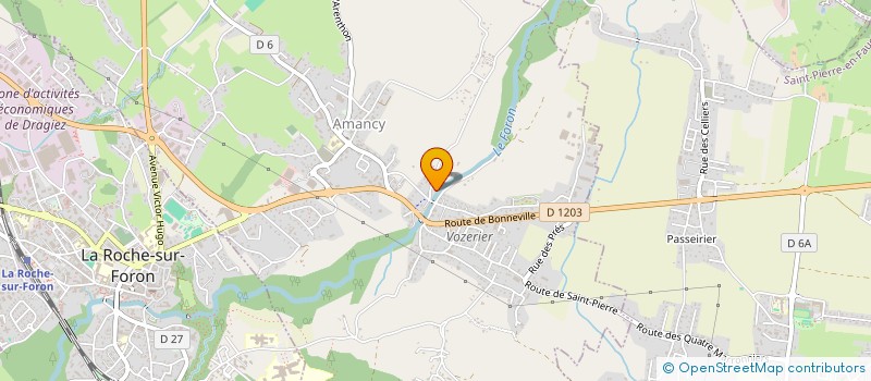 localisation de l'entreprise MONSIEUR DYLAN DELLA-PINA  AMANCY