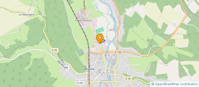 localisation de l'entreprise MONSIEUR DYLAN DEMAY  BRIONNE