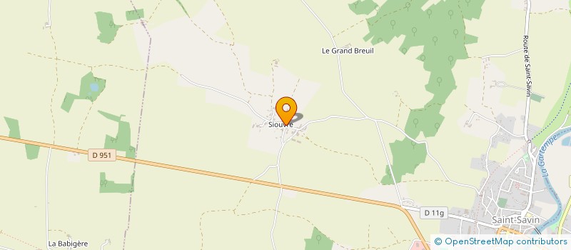 localisation de l'entreprise MONSIEUR DYLAN DEMESTRE  SAINT-SAVIN-SUR-GARTEMPE