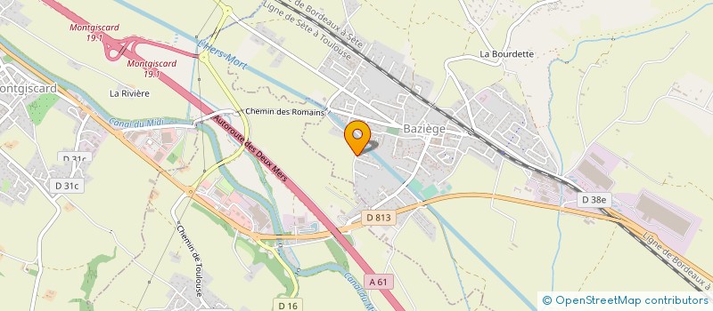 localisation de l'entreprise MONSIEUR DYLAN DES  BAZIEGE