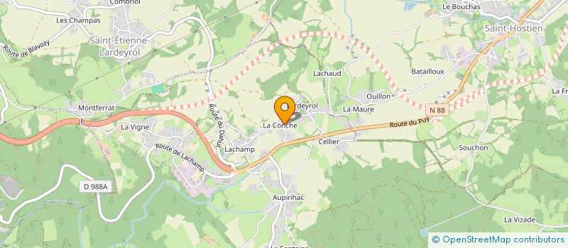 localisation de l'entreprise MONSIEUR DYLAN DESHORS  SAINT-PIERRE-EYNAC