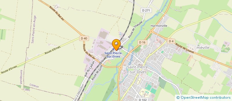 localisation de l'entreprise MONSIEUR DYLAN DESOULLE  SAINT-PIERRE-EN-AUGE