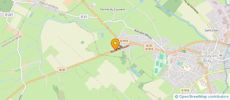 localisation de l'entreprise MONSIEUR DYLAN DESVIGNES à GOURNAY-EN-BRAY