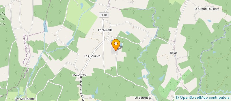 localisation de l'entreprise MONSIEUR DYLAN DEU  BEAUTHEIL-SAINTS