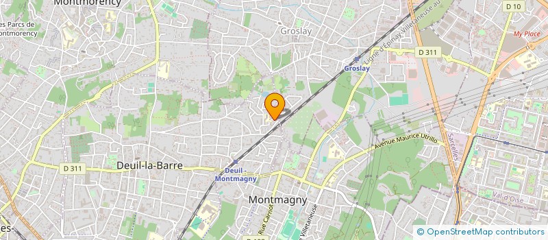 localisation de l'entreprise MONSIEUR DYLAN DIARD  DEUIL-LA-BARRE