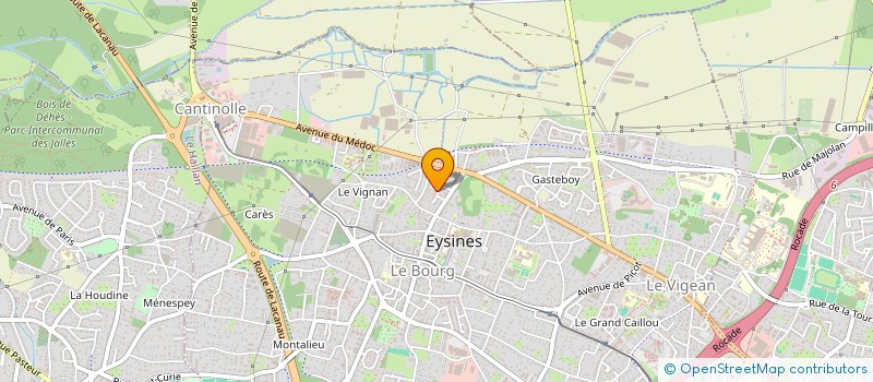 localisation de l'entreprise MONSIEUR DYLAN DOUAT à EYSINES
