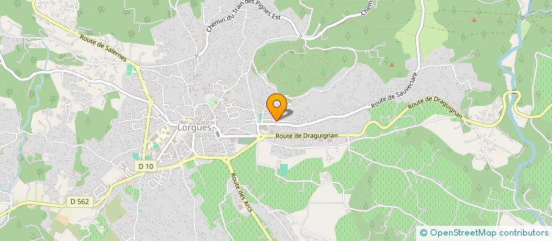 localisation de l'entreprise MONSIEUR DYLAN DROMSON  LORGUES