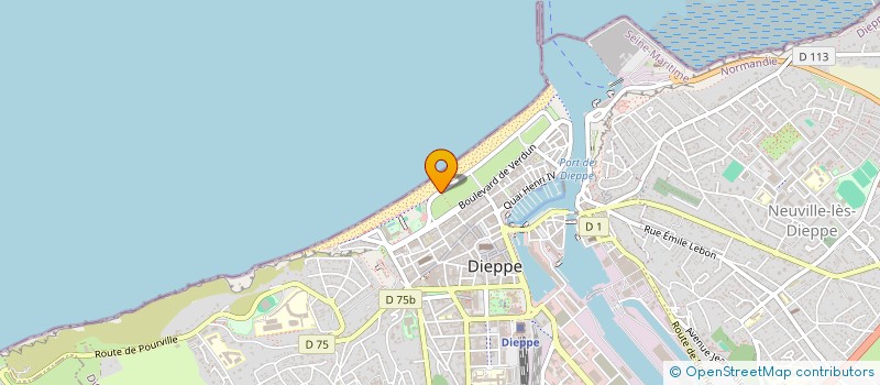 localisation de l'entreprise MONSIEUR DYLAN DUBOIS à DIEPPE